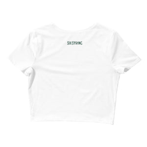Six String St. Patrick's Day Smiley Crop White