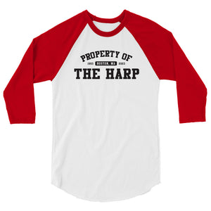 Harp 30th 3/4 sleeve raglan shirt