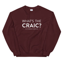 Load image into Gallery viewer, MJ O&#39;Connor&#39;s What&#39;s The Craic? Crewneck
